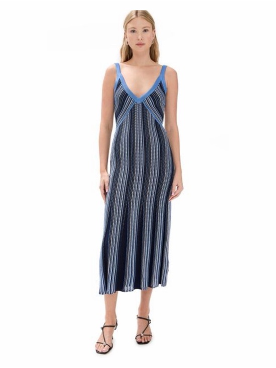 Ramy Brook Dresses & Skirts - Ramy Brook Paetyn Striped V-Neck Maxi Dress